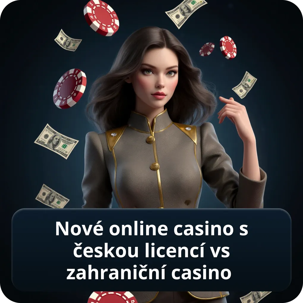 Nové online casino s českou licencí vs zahraniční casino